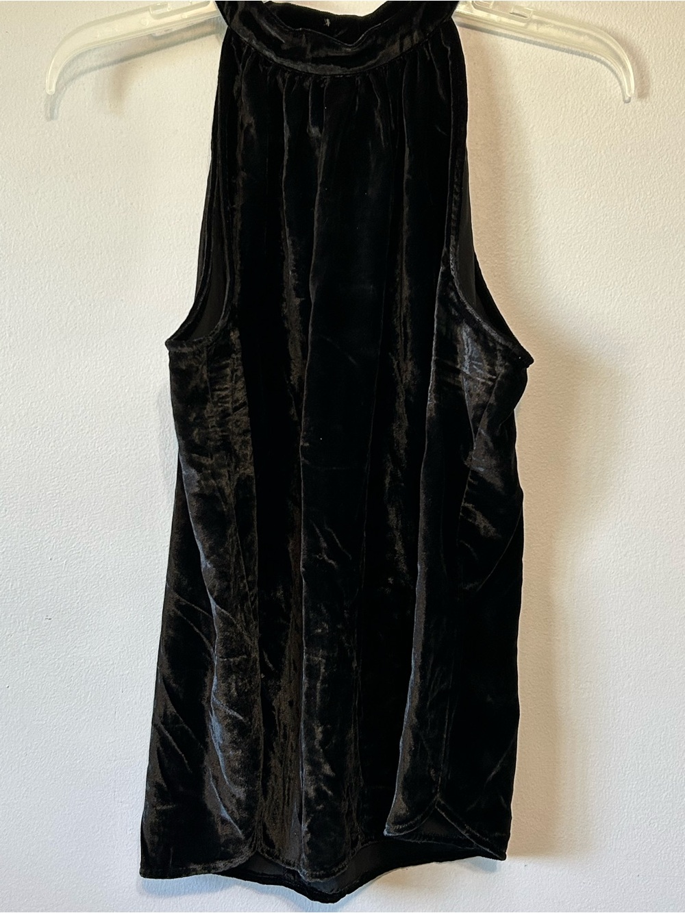 Loft Whimsigoth Crushed Velvet halter top